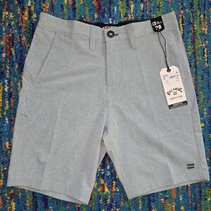 NWT Billabong Men's Crossfire Mid Submersible Shorts Size 28 Jade‎ Stone Color